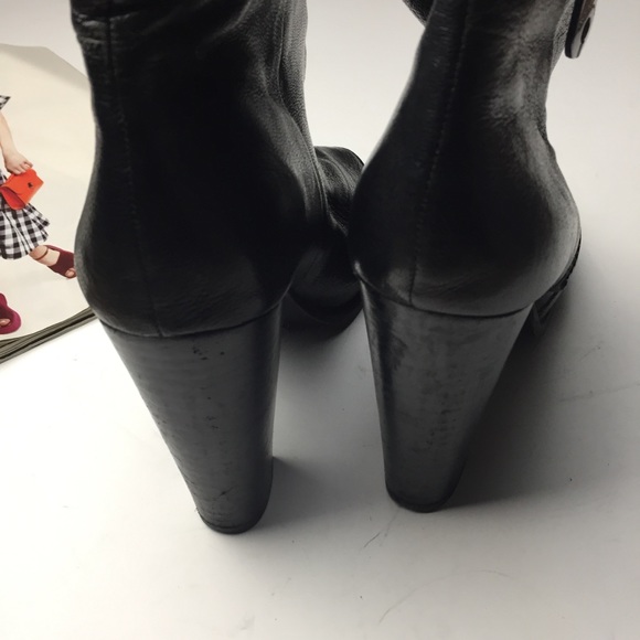 BCBGeneration Leather Peeptoe Bootie - Picture 6 of 8